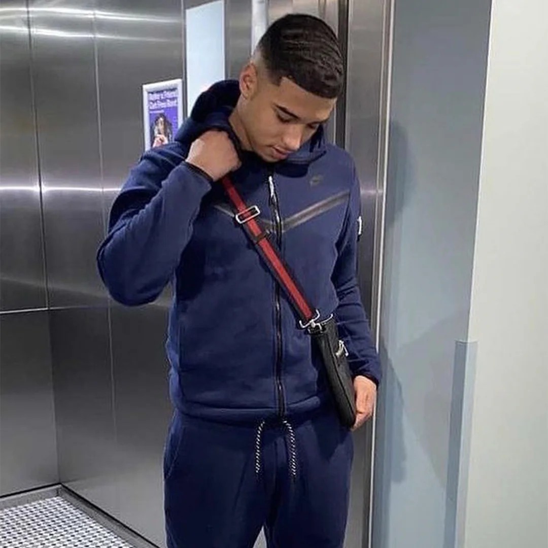 Tech Fleece Hoodie Blue Navy