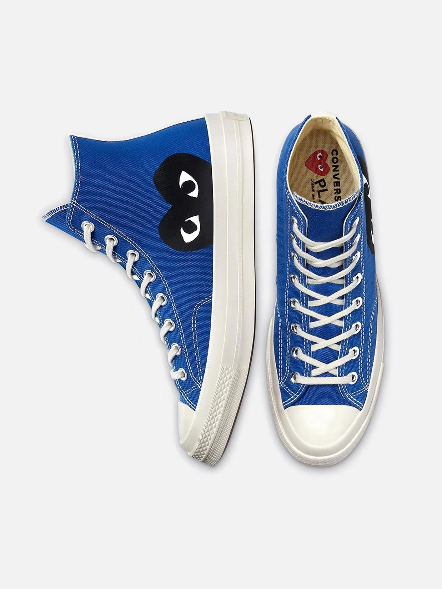 Comme des Garçons Play x Converse Chuck 70 Hi - Blue MAVİ