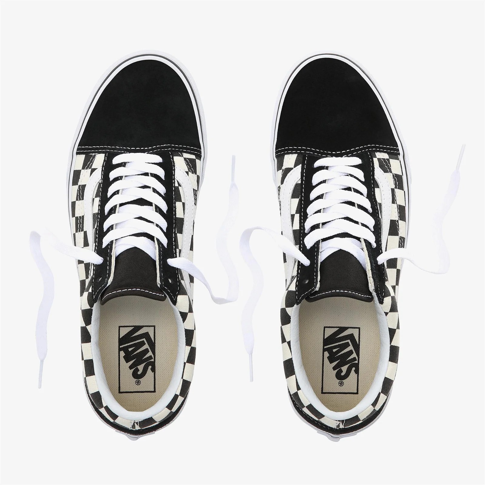 Old Skool Unisex Damalı Siyah Sneaker