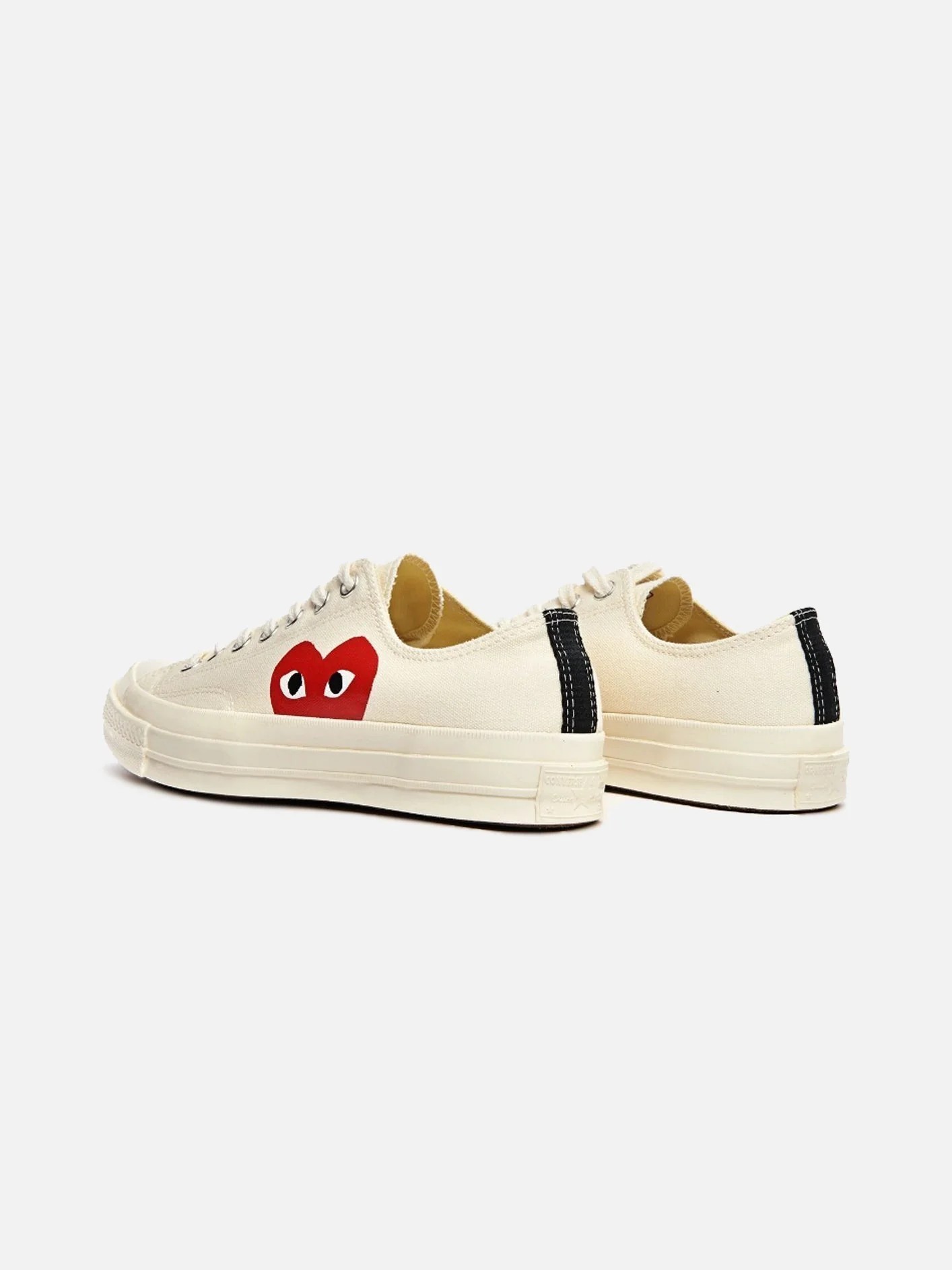 Comme des Garçons Play x Converse Chuck 70 Low - White KREM