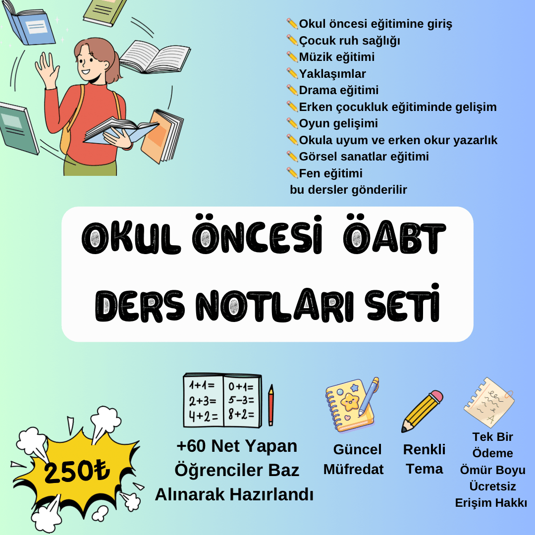 Okul Öncesi ÖABT Ders Notları