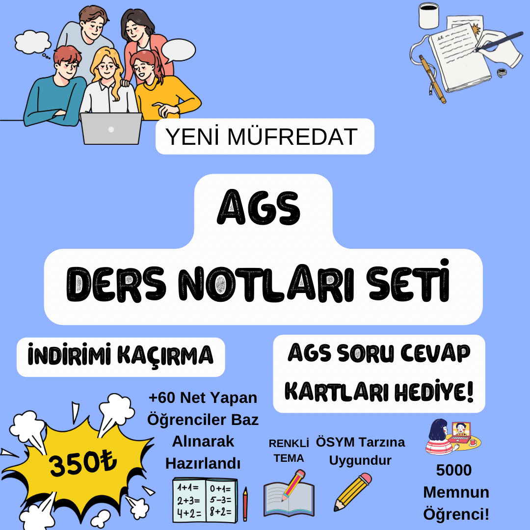 AGS DERS NOTLARI SETİ