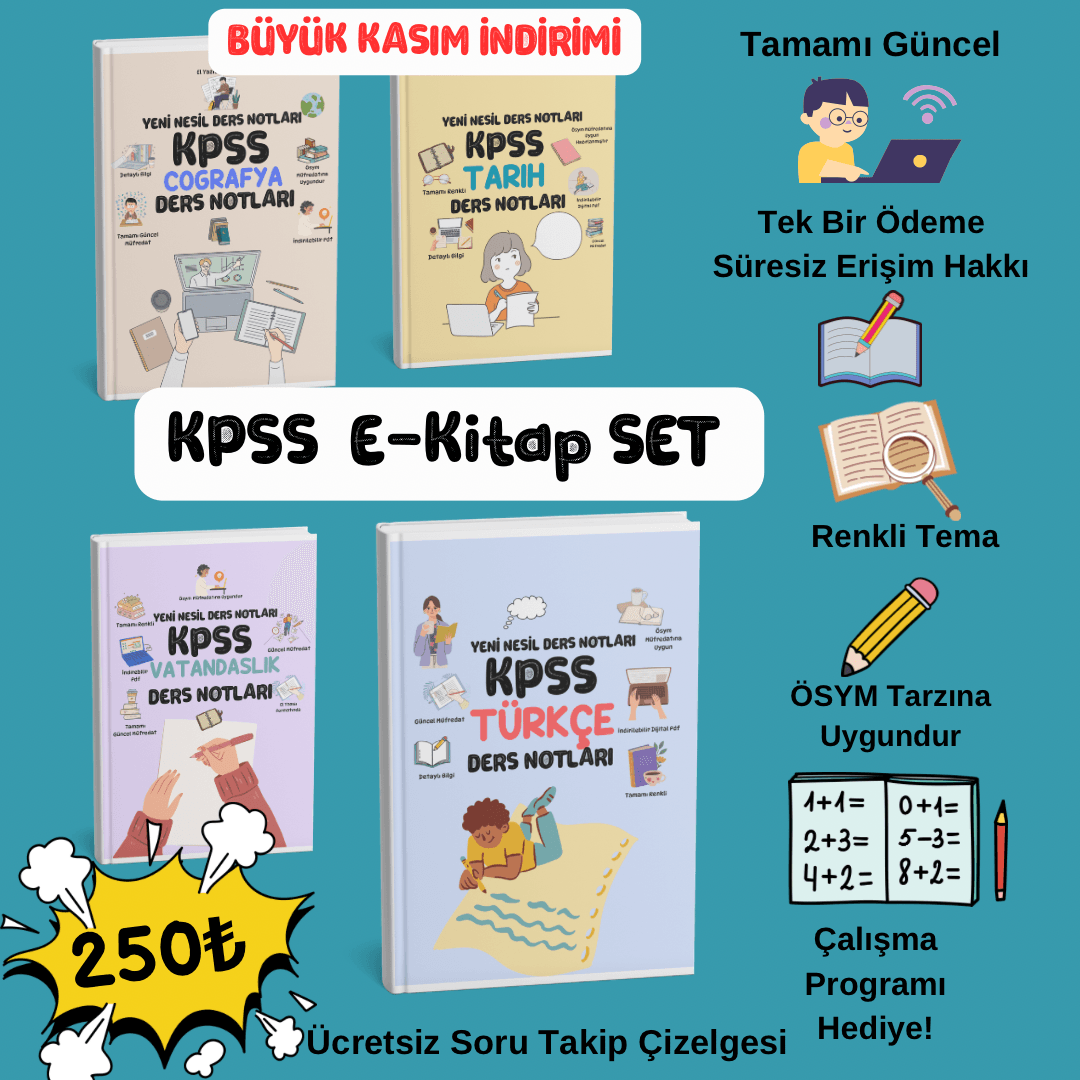 KPSS DERS NOTLARI SET