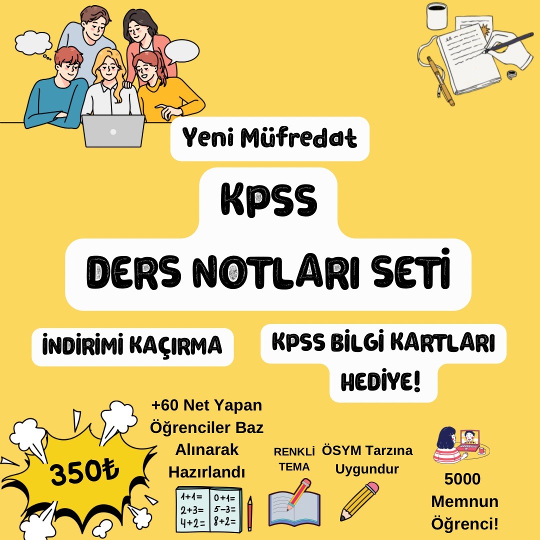 KPSS DERS NOTLARI SETİ