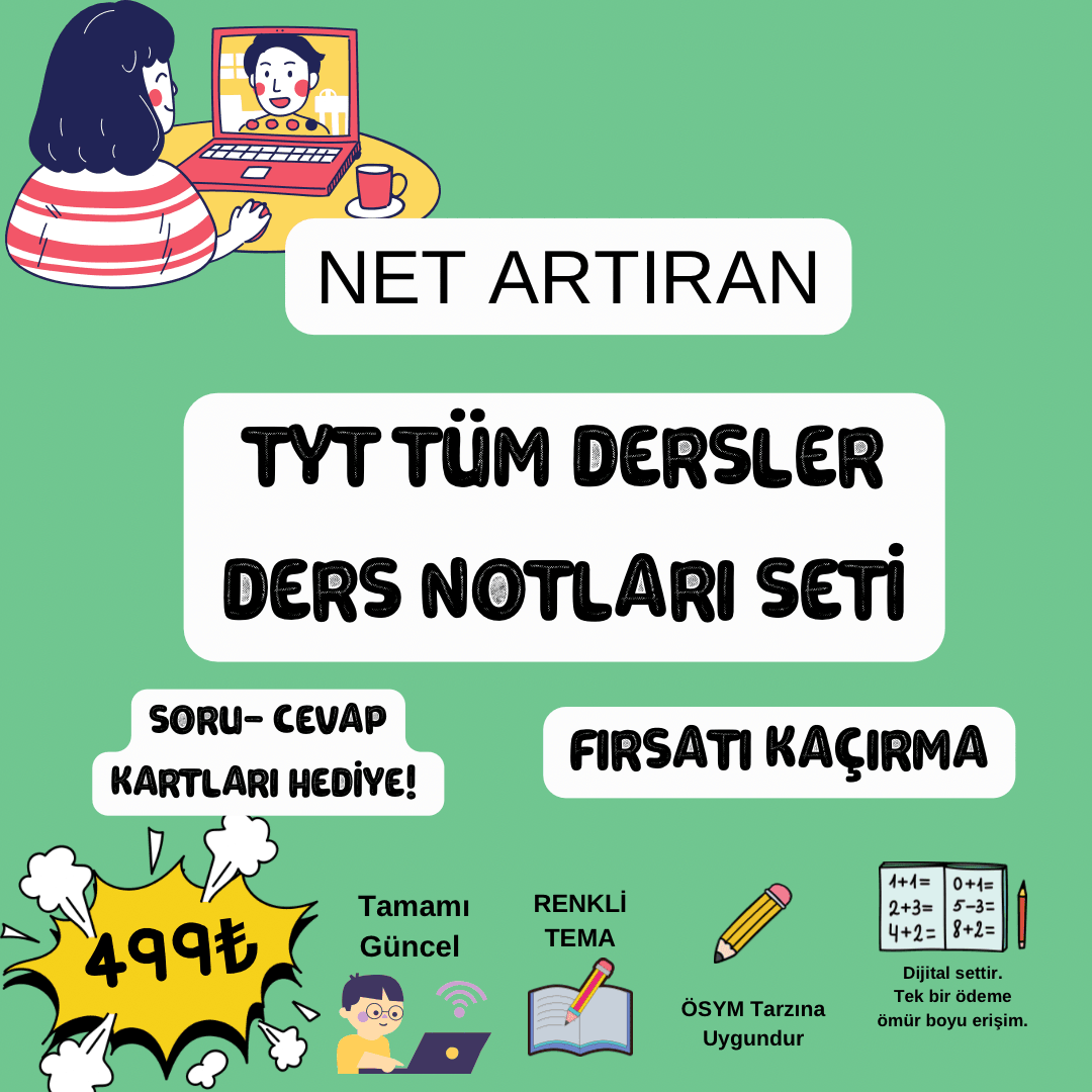 TYT DERS NOTLARI SETİ