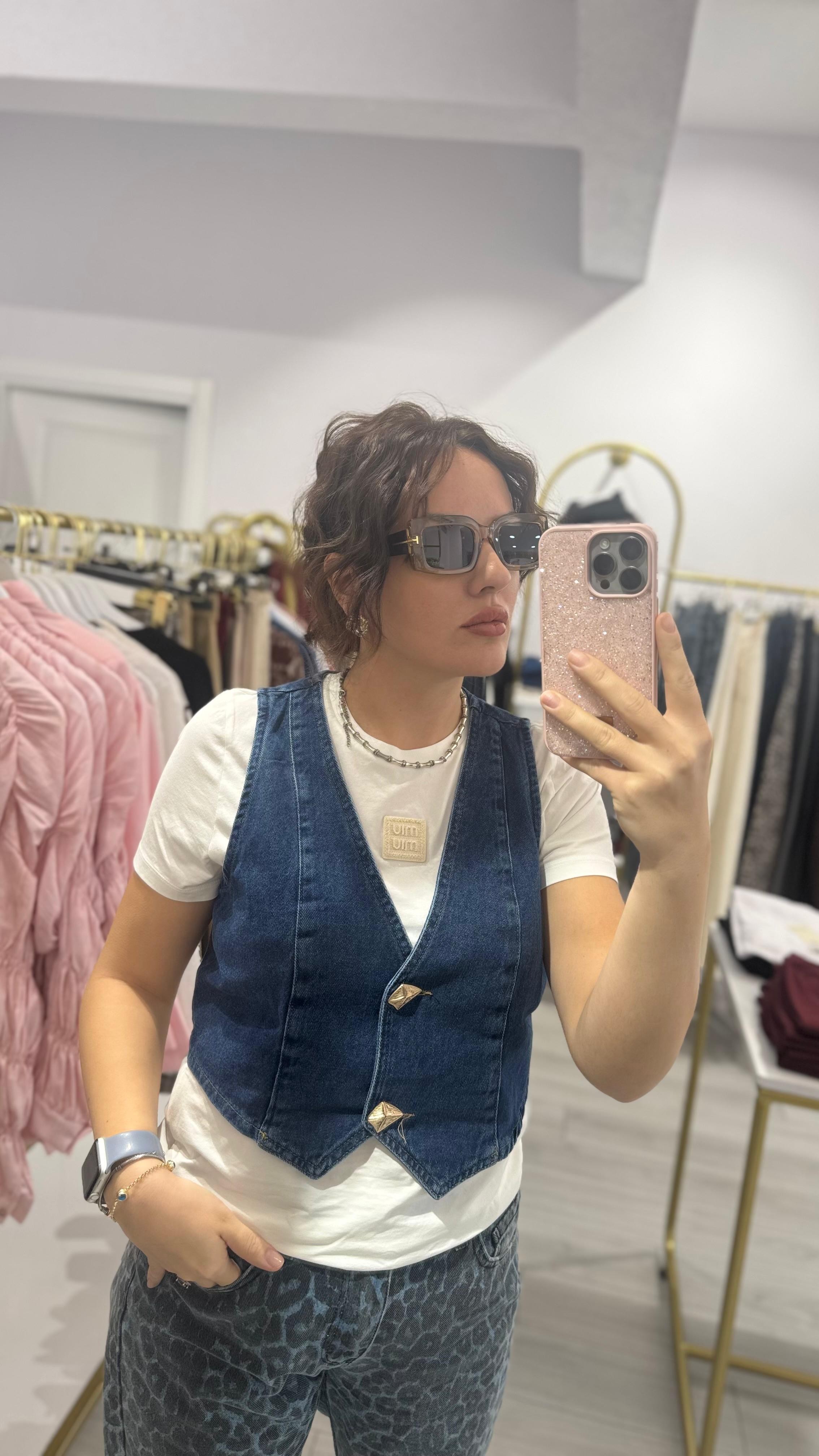 denim yelek