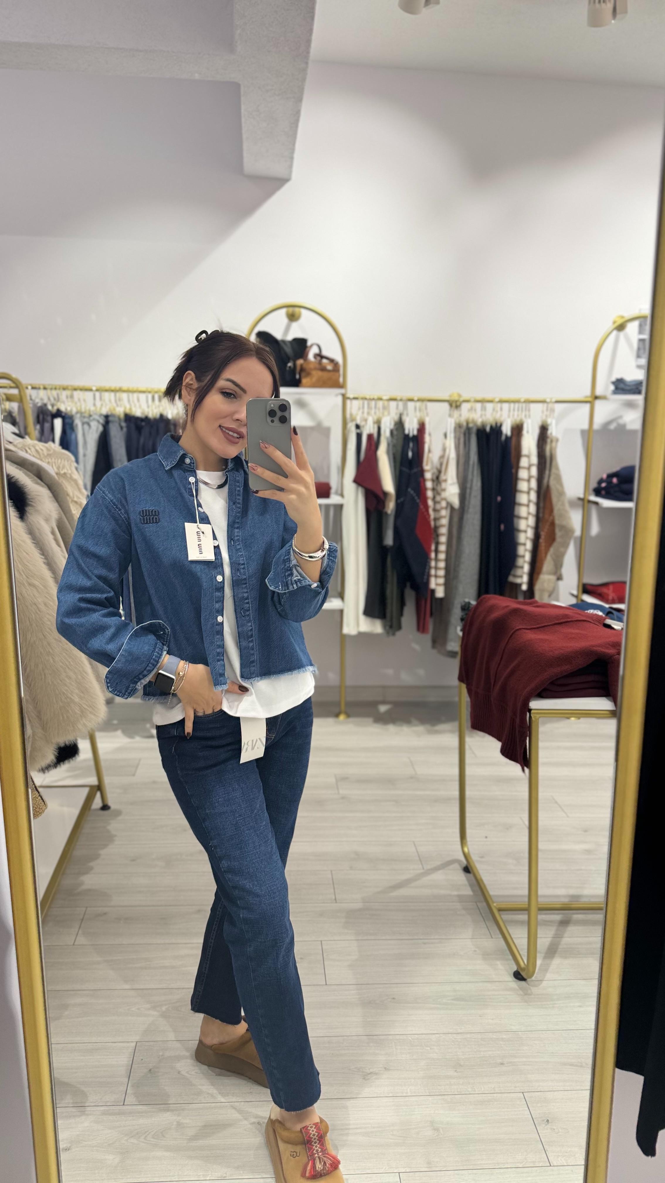 Marka Model Denim Gömlek 