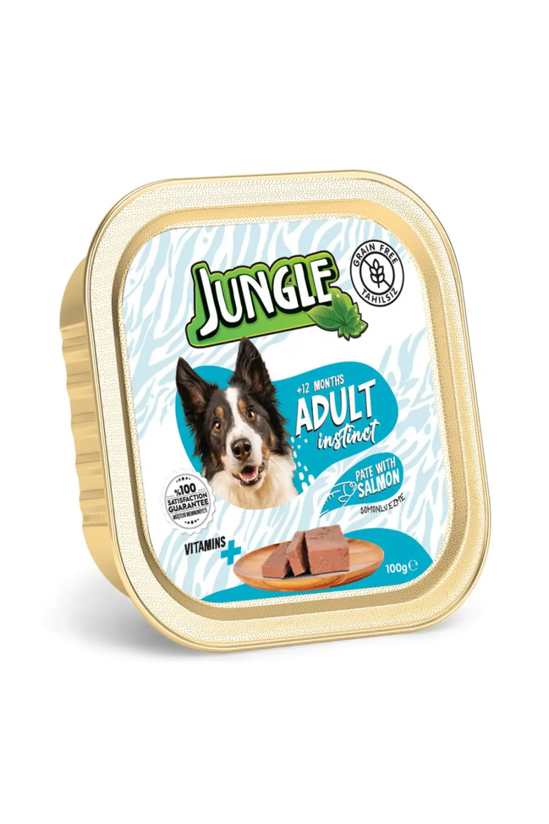 16 Adet Kuzulu & Somonlu Köpek Yaş Maması Tahılsız Pate Alucup