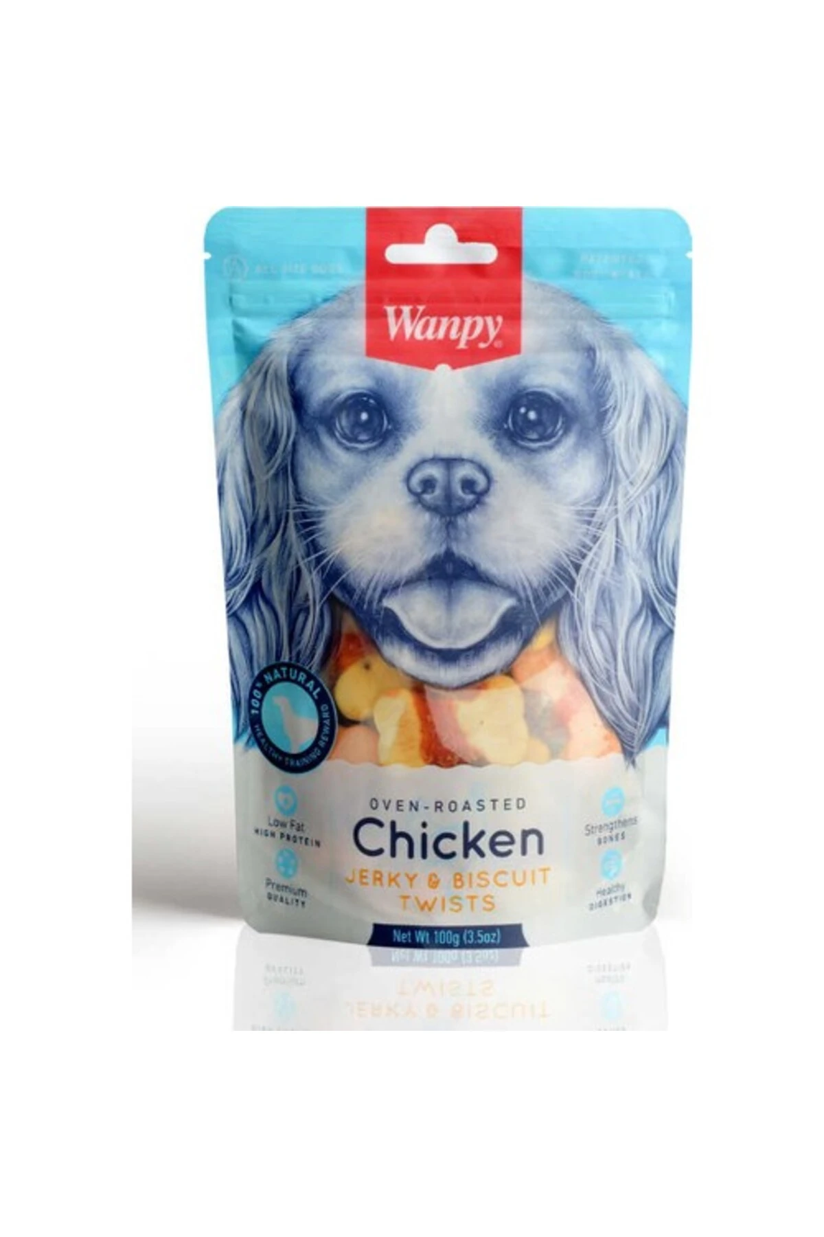 Bisküvi Üzeri Tavuk Sargılı 100gr BA-04H Köpek Ödülü Skt:02/2026