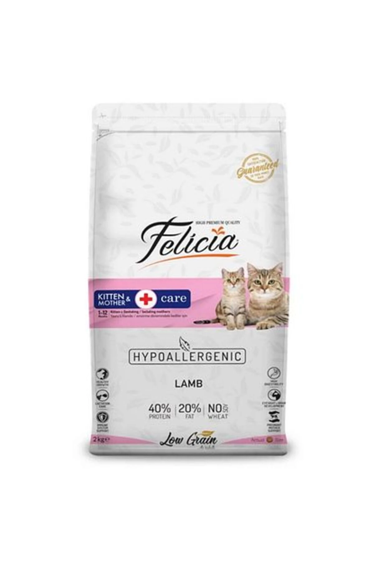 Düşük Tahıllı Kuzulu Yavru Kedi Maması 2 Kg