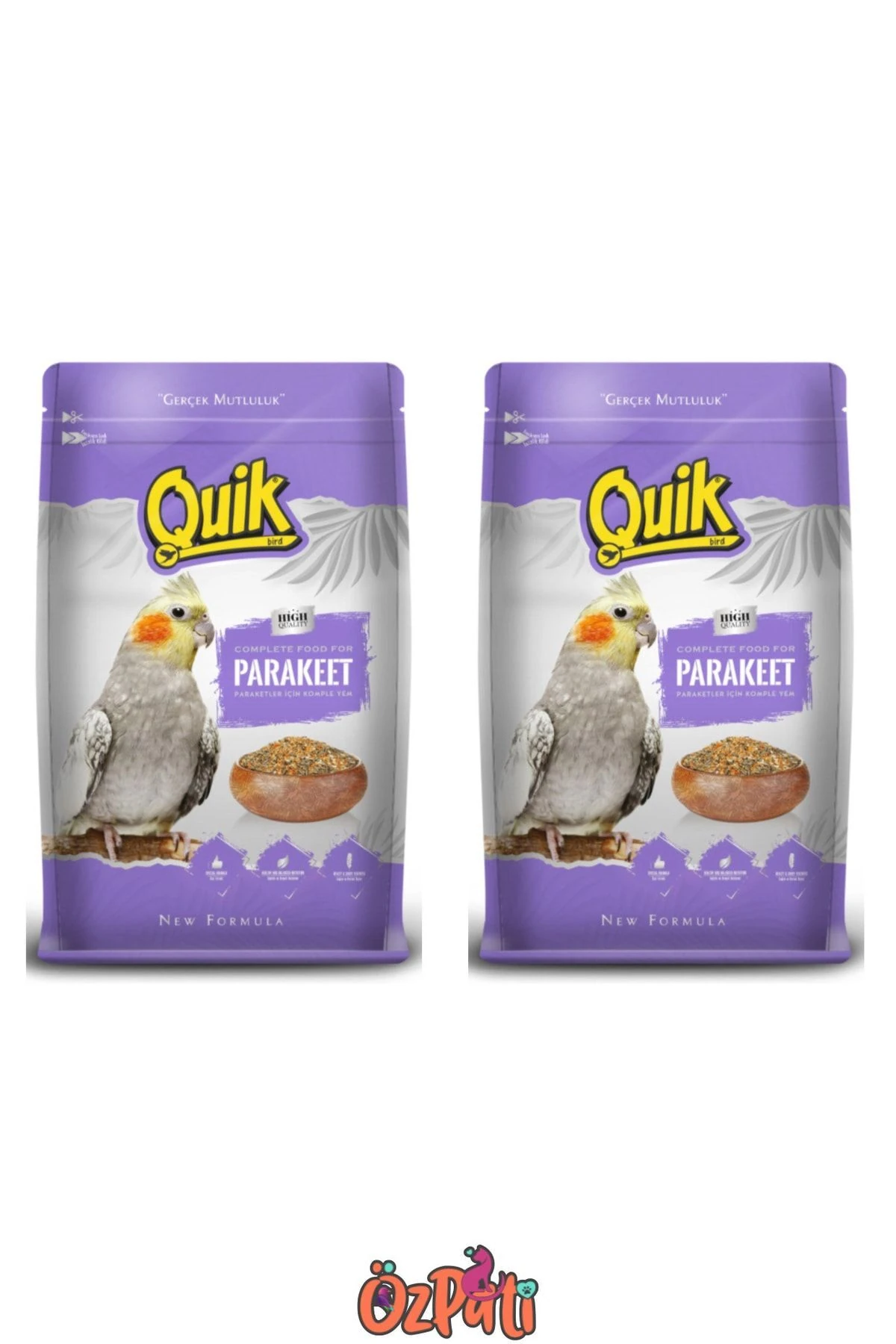 Paraket Cennet Sultan Papağanı Yemi 750 Gr X 2 Adet