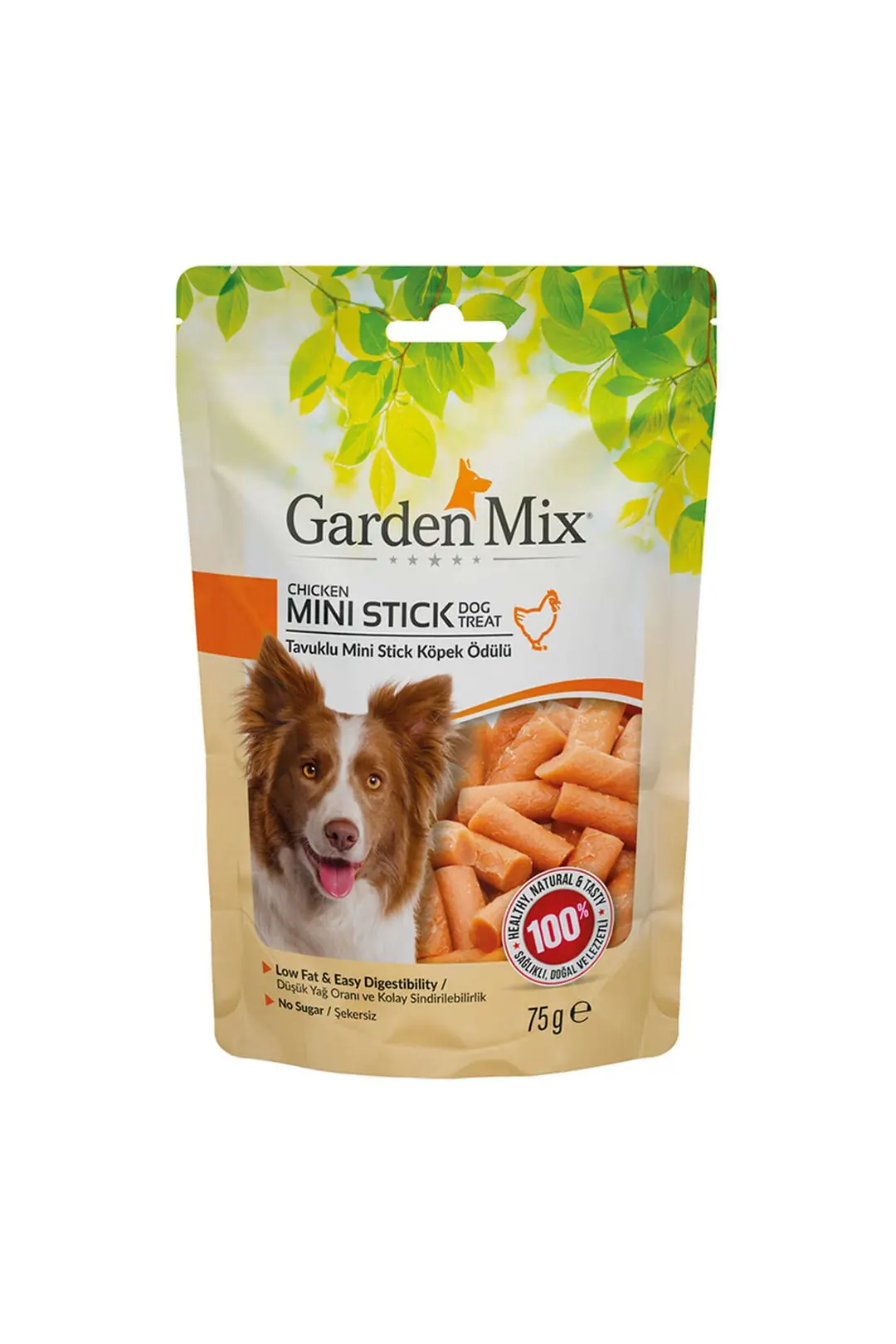 Garden Mıx Tavuklu Mini Stick Köpek Ödülü 75 Gr - Gardenmix