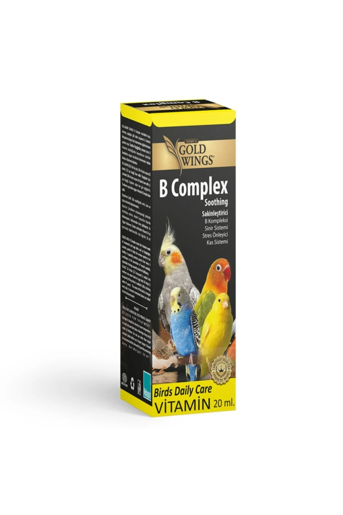 B-complex Stress Önleyici Papağan Ve Kuş Vitamini