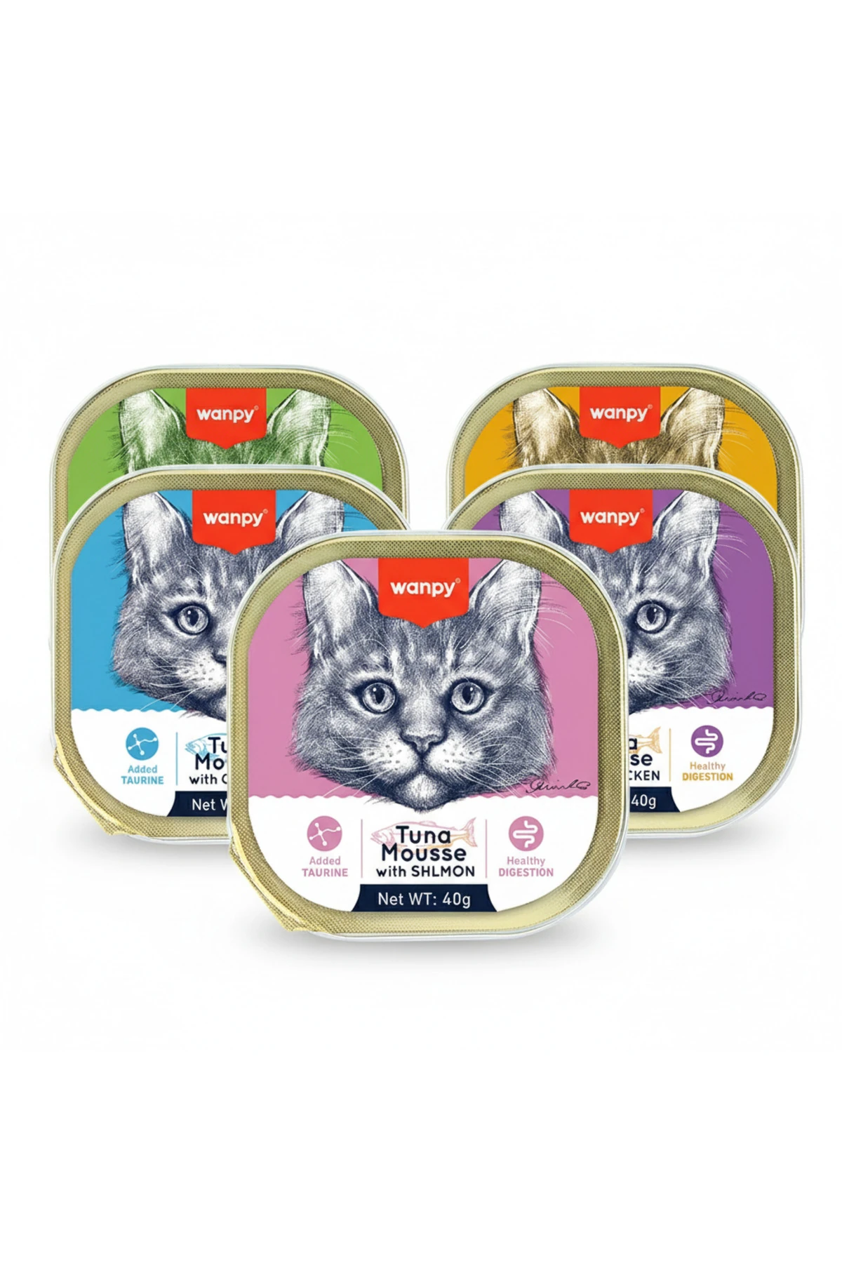 Karışık Lezzet 5 Adet 40Gr Yaş Mama