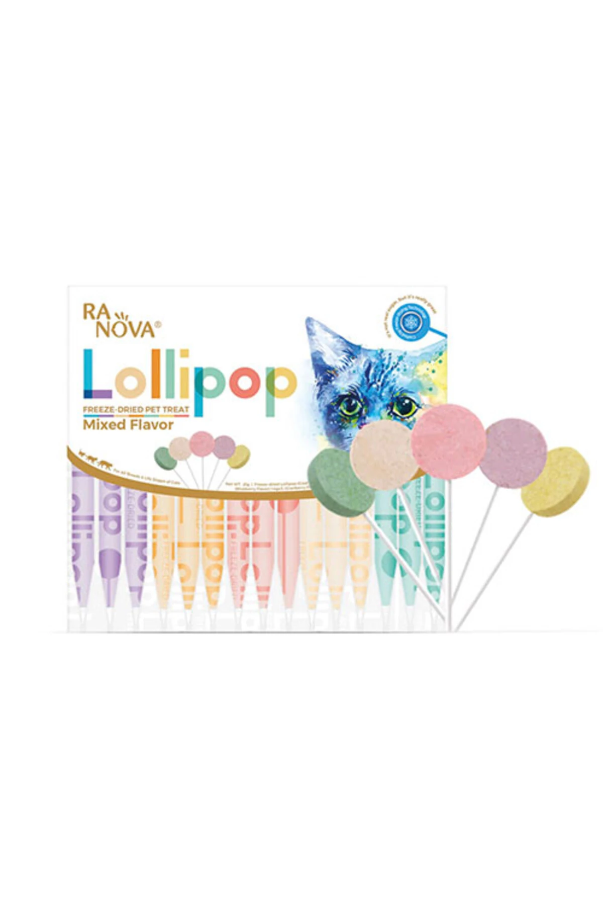 Lolipop Karışık Çeşitli Kedi Ödül Maması 1,4 Gr 15'li