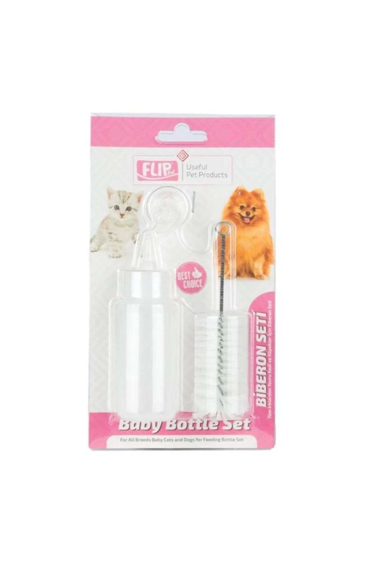 Yavru Kedi - Köpek Biberon Seti