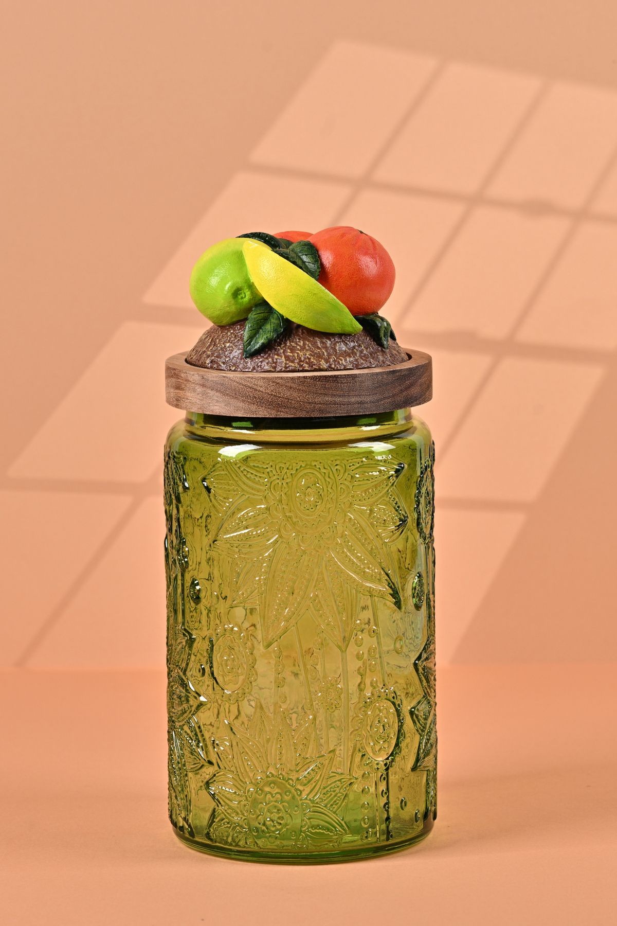 El Yapımı Özel Tasarım Kavanoz & Portakal 1000 ml