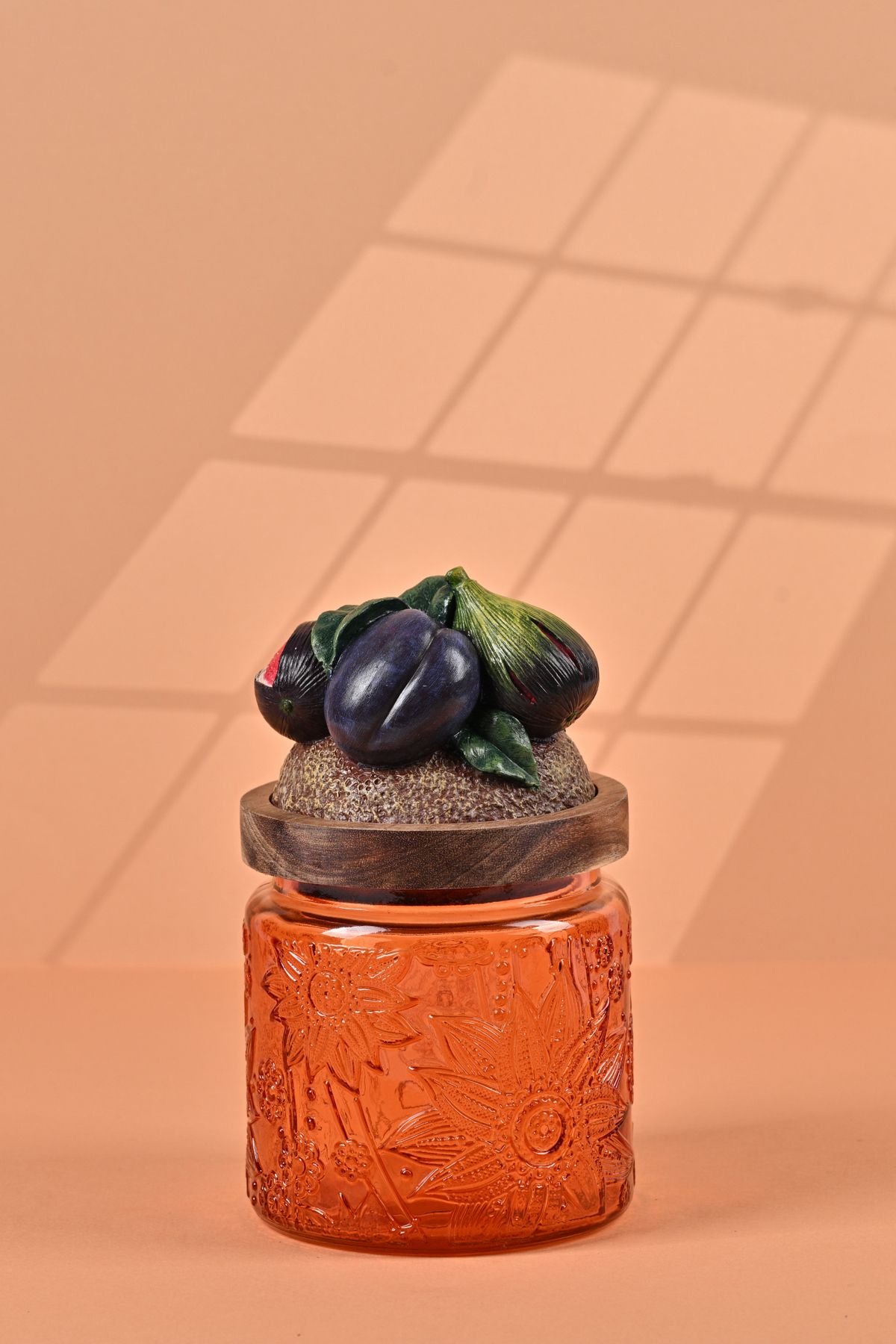 El Yapımı Özel Tasarım Kavanoz & İncir 500 ml