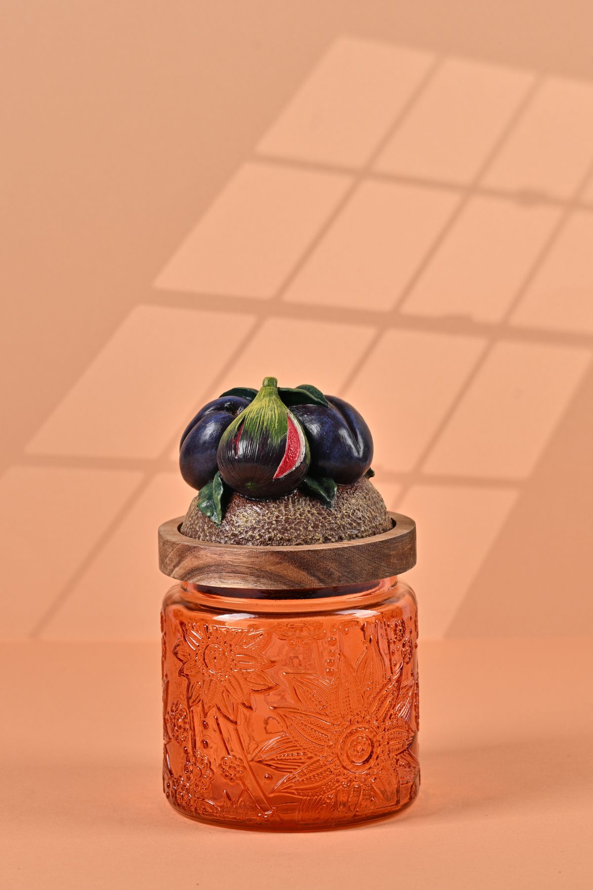 El Yapımı Özel Tasarım Kavanoz & İncir 500 ml