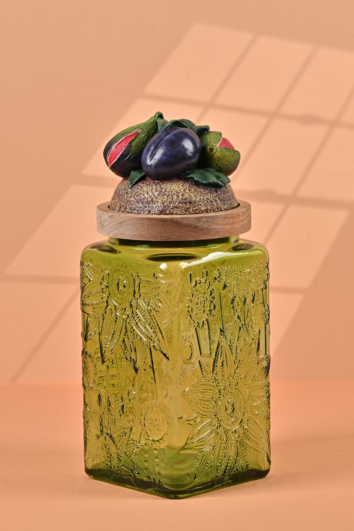 El Yapımı Özel Tasarım Kavanoz & İncir 1000 ml