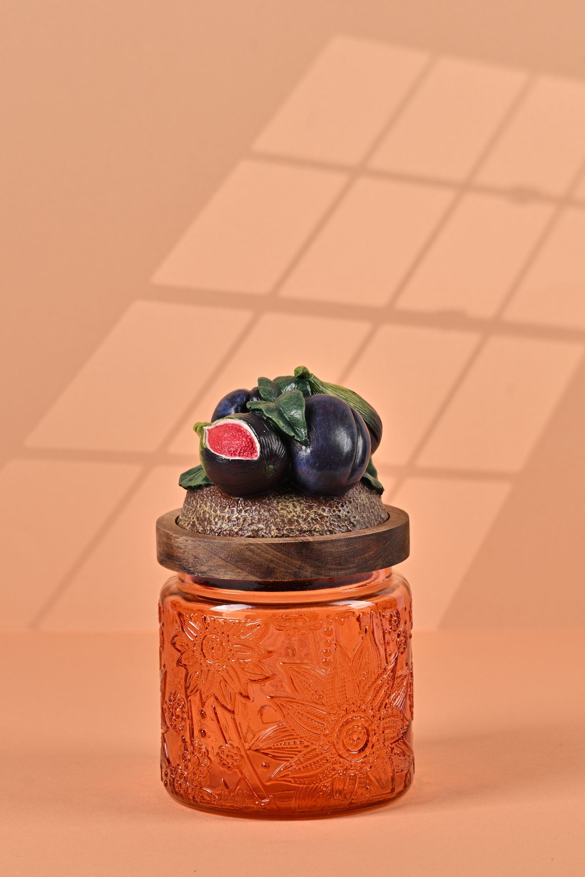 El Yapımı Özel Tasarım Kavanoz & İncir 500 ml