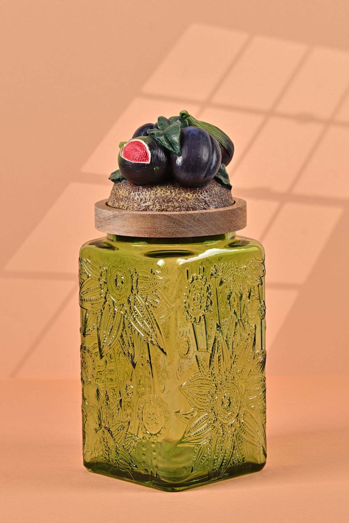 El Yapımı Özel Tasarım Kavanoz & İncir 1000 ml