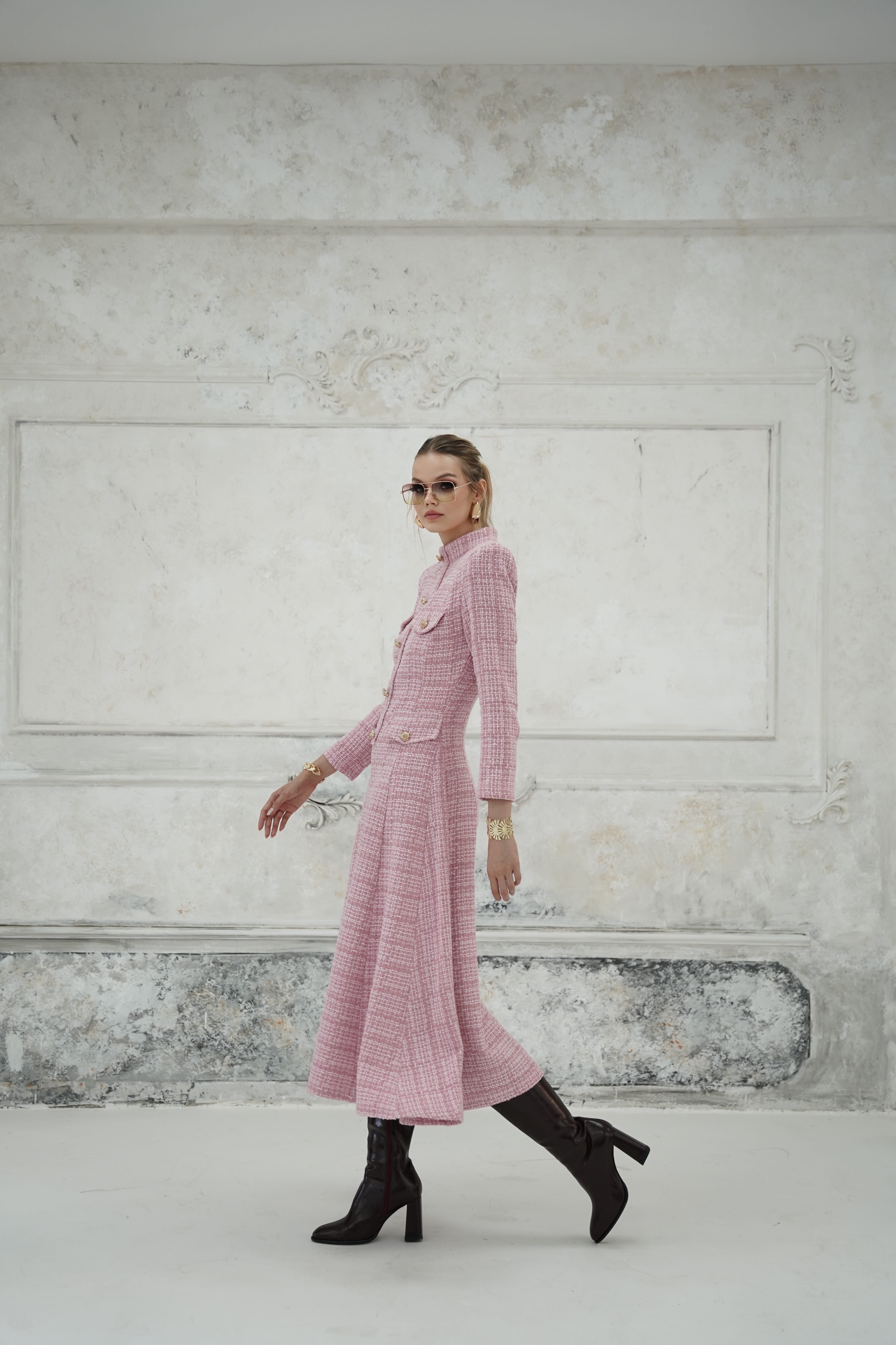 Diana Pembe Elbise