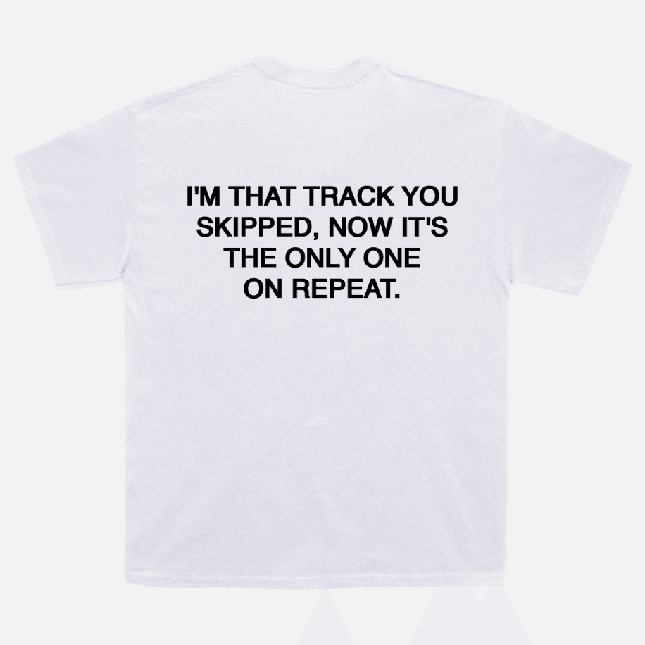 ON REPEAT T-SHIRT | WHITE main variant image