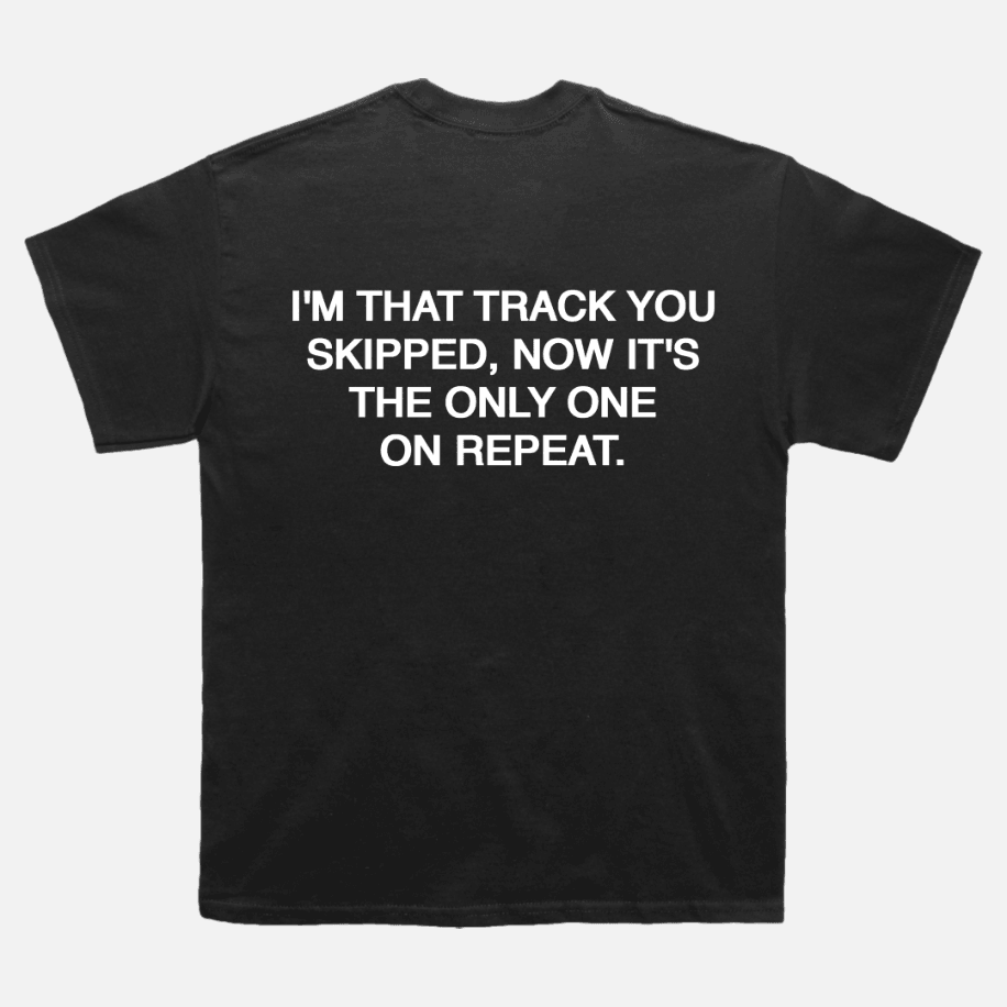 ON REPEAT T-SHIRT | BLACK main variant image