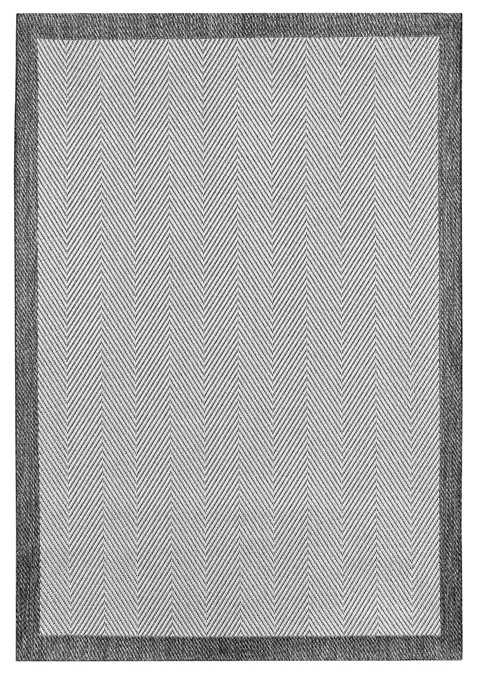 Şölen Halı Siesta Sisal Leke Tutmaz Dokuma Halı - 1504 Balık Sırtı Antrasit