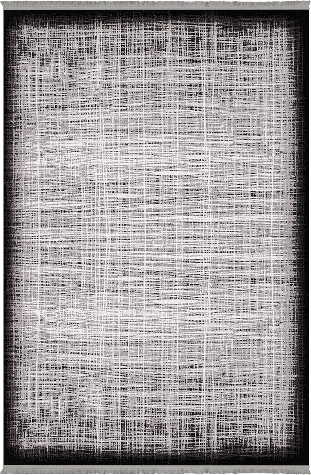 Şölen Halı Bamboo Dark Siyah Modern Dokuma Halı - 1506