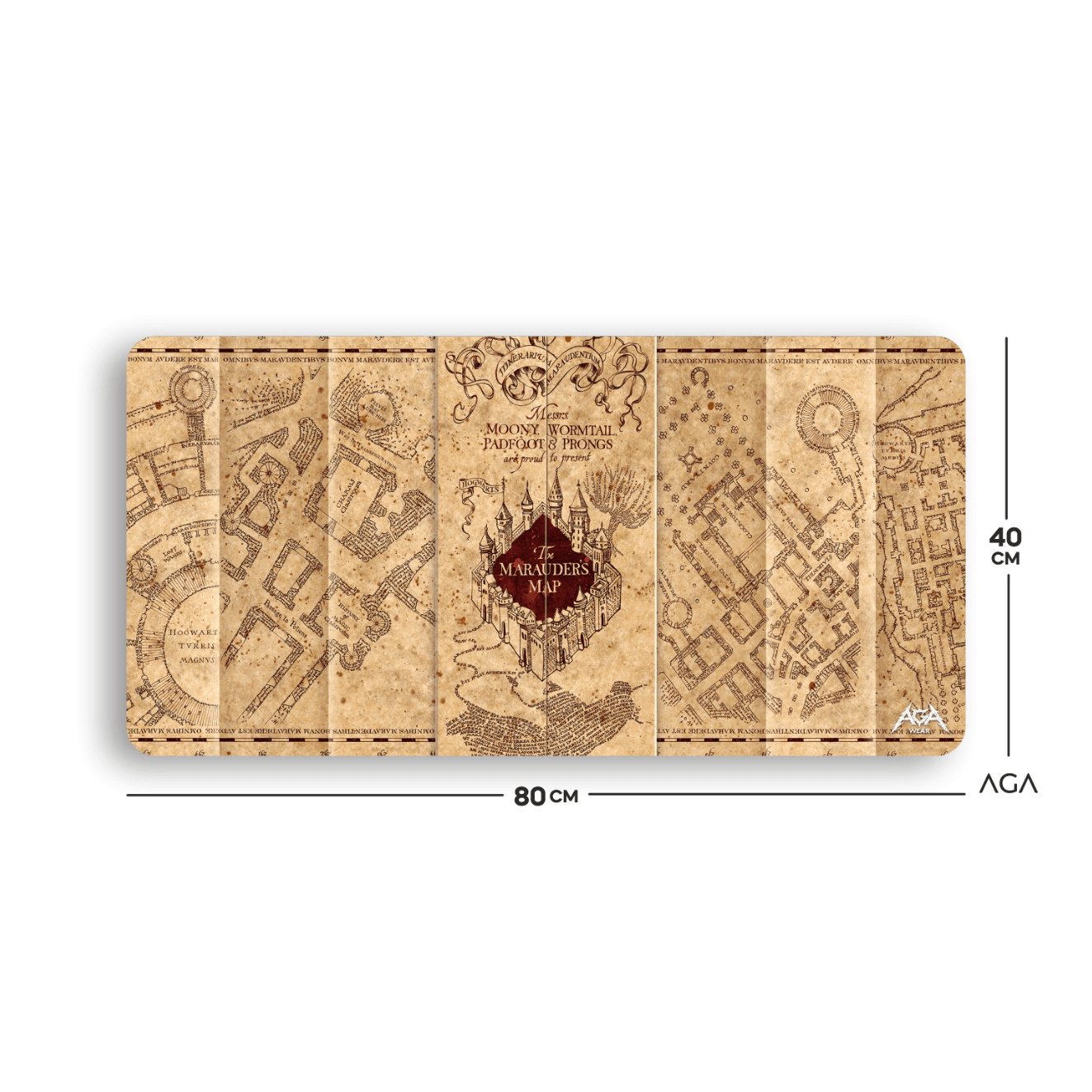 HARRY POTTER MARAUDERS MAP MOUSE PAD