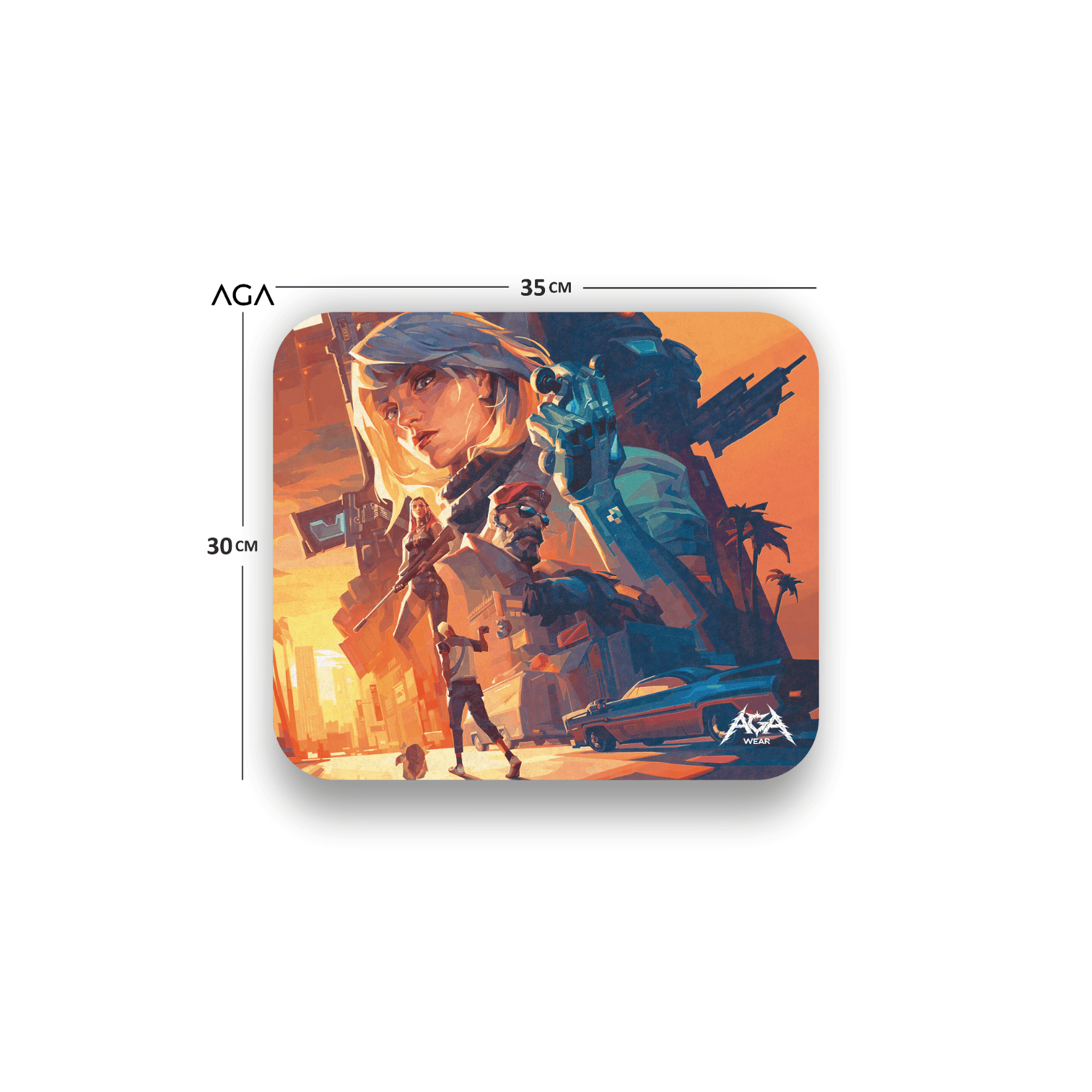 VALORANT YELLOW MOUSE PAD
