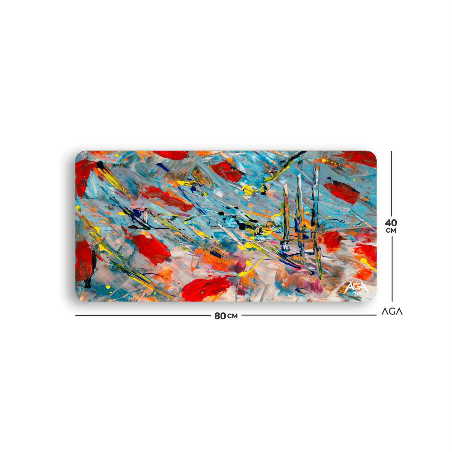 COLORFUL PAINTING MOUSE PAD