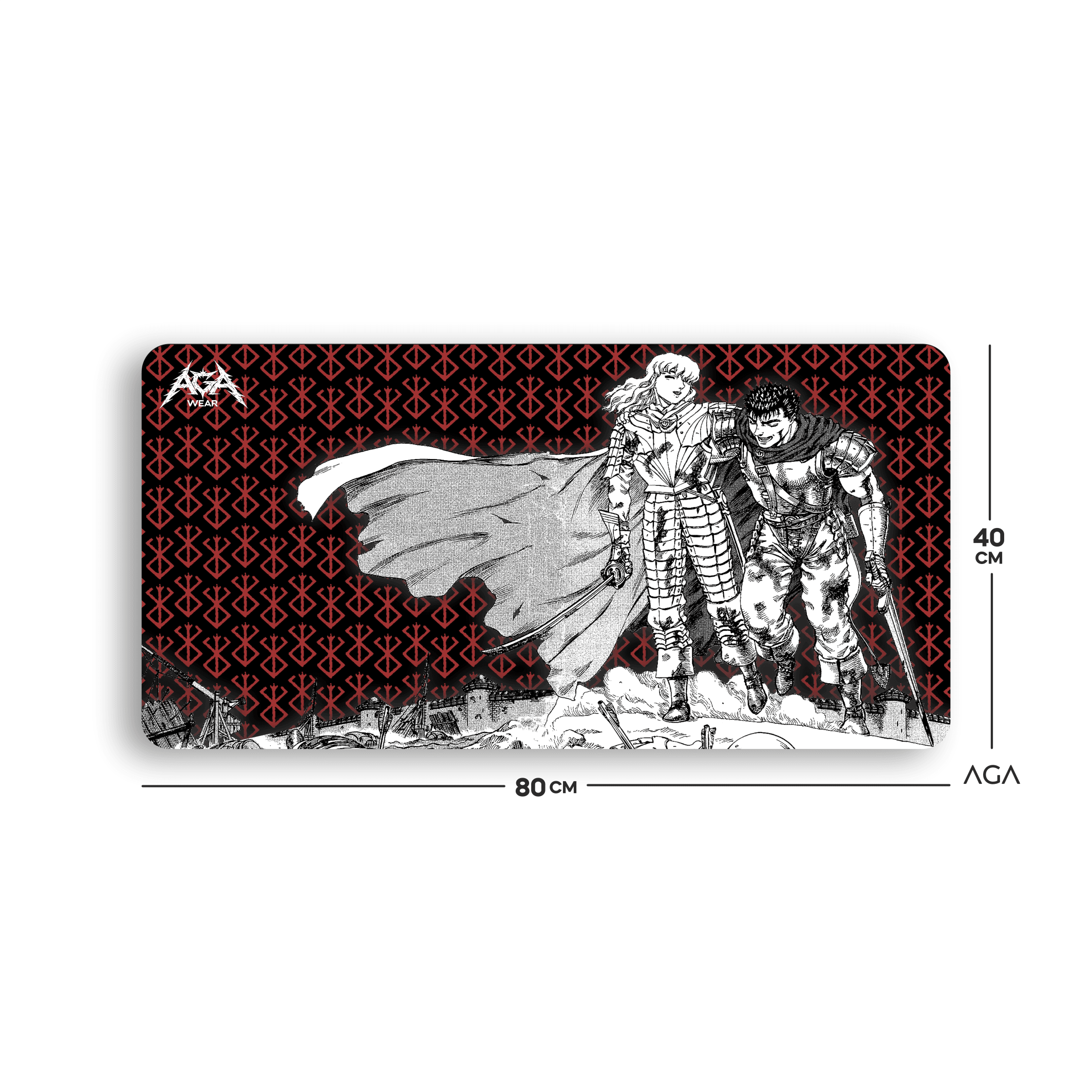 BERSERK GUTS AND GRIFFITH MOUSE PAD
