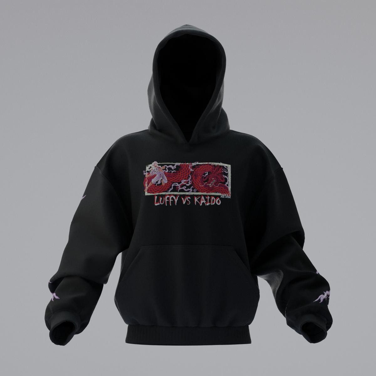 ONE PIECE LUFFY VS KAIDO Oversize Unisex Hoodie