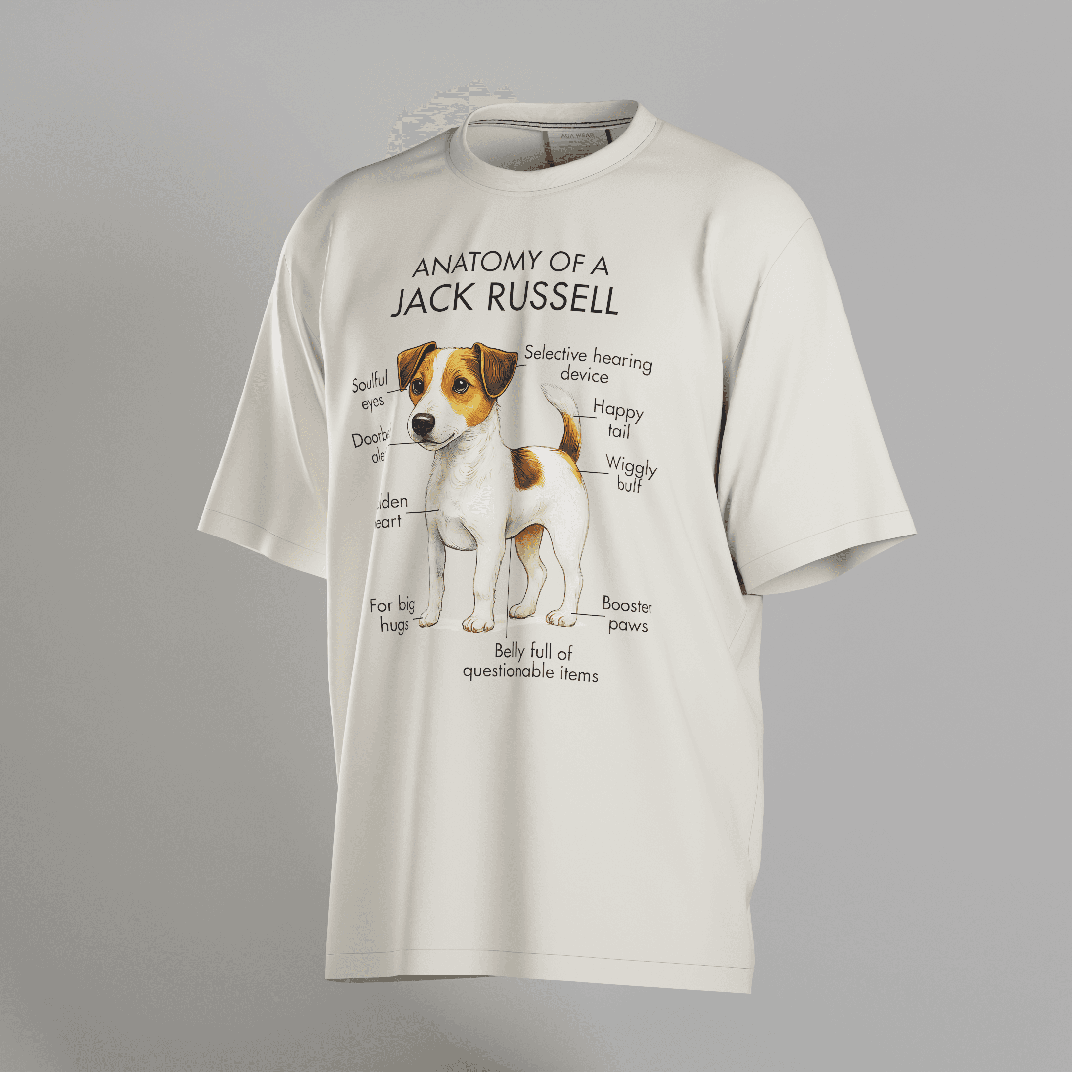 Anatomy of a Jack Russell Unisex T-Shirt