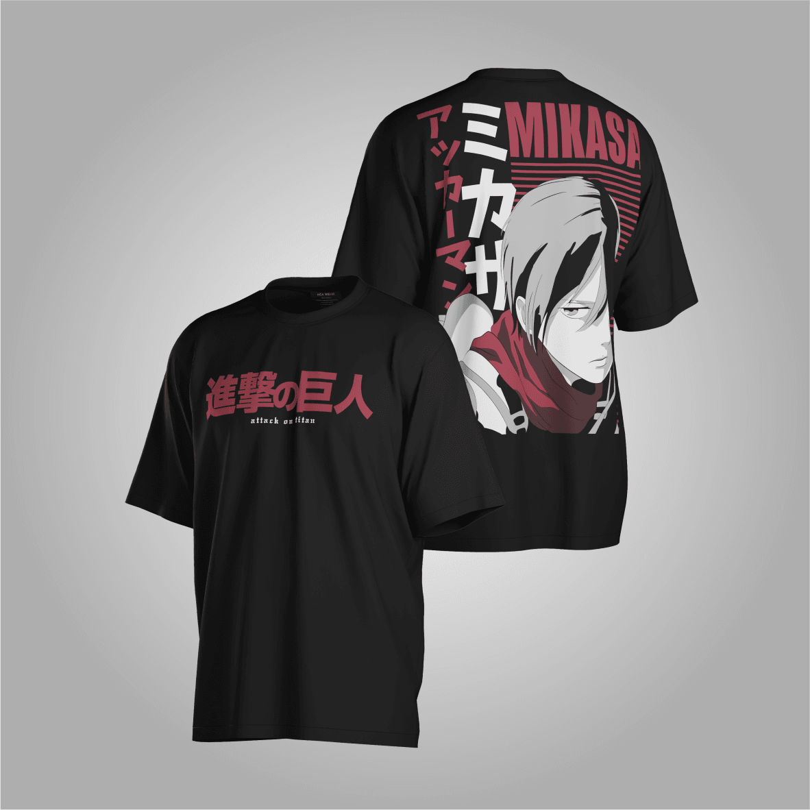 Attack on Titan Mikasa Jaeger Unisex T-Shirt