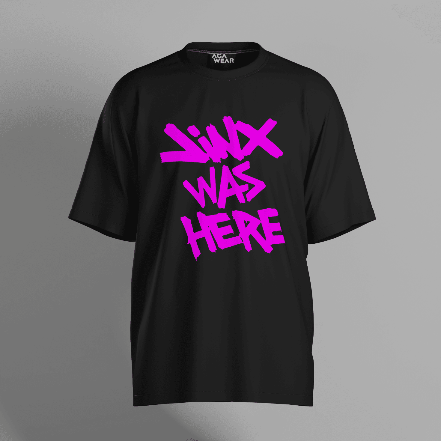 LEAGUE OF LEGENDS JINX WAS HERE LOGO Oversize Unisex T-Shirt