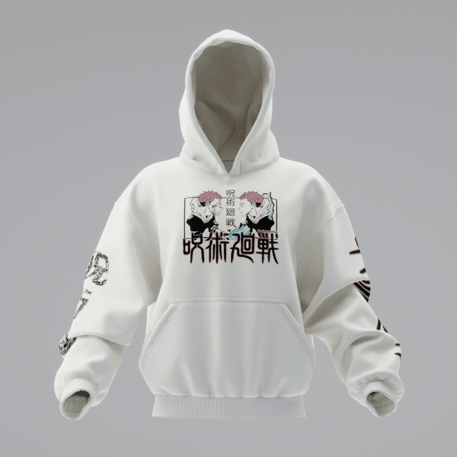 JUJUTSU KAISEN SAKUNA VS ITADORI Oversize Unisex Hoodie