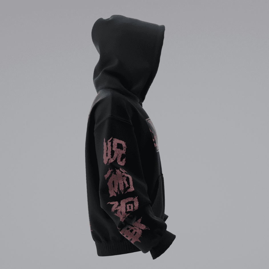 JUJUTSU KAISEN YUJI ITADORI FINGER Oversize Unisex Hoodie