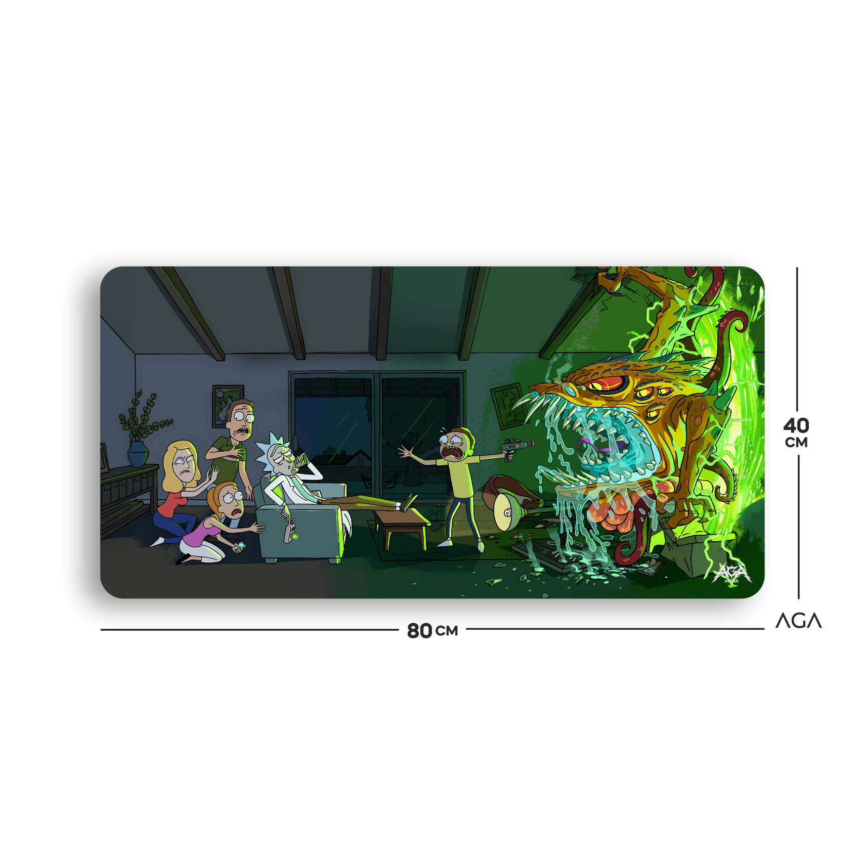 Rick and Morty Creature Mouse Pad
