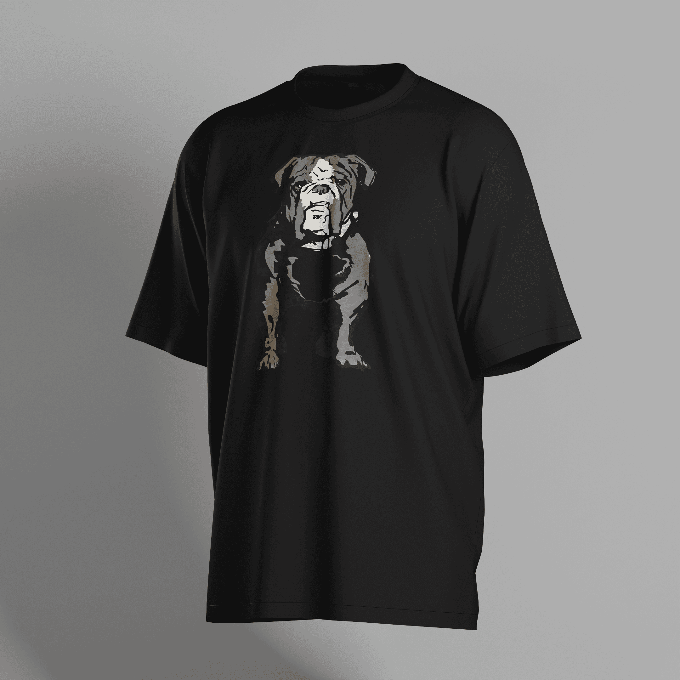 Bulldog Artwork Unisex T-Shirt