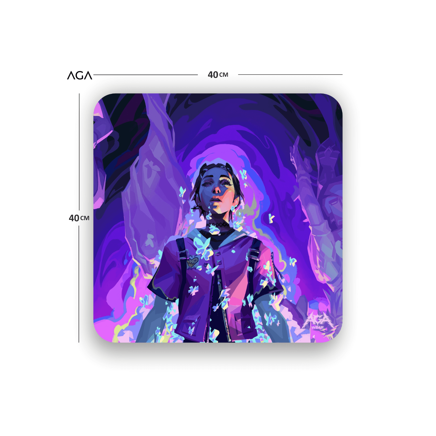 Valorant Clove Butterfly Mouse Pad