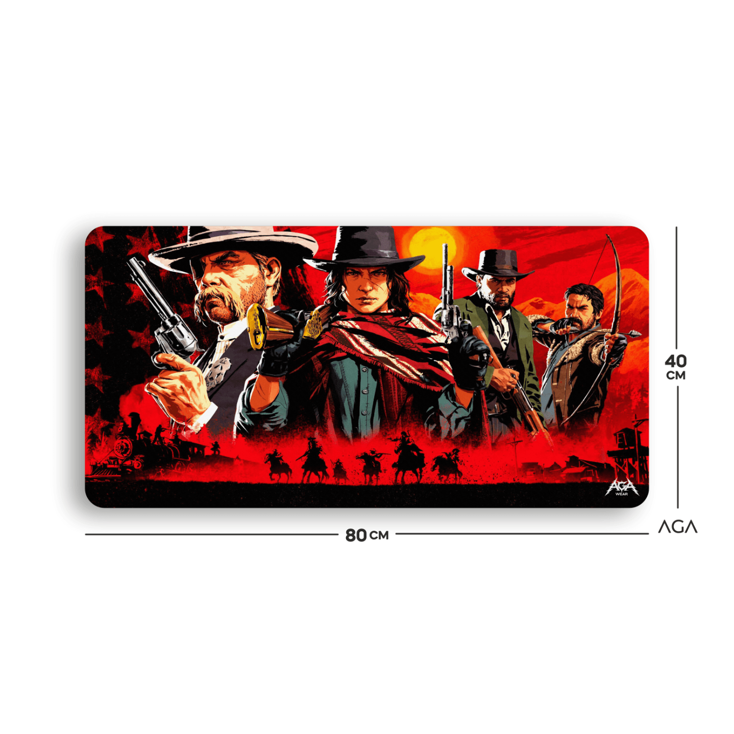 Red Dead Redemption Train Mouse Pad