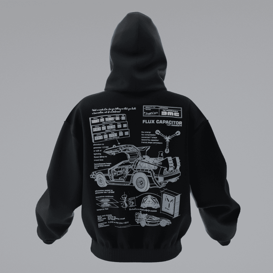 DELOREAN DMC THE INCOMPARABLE Unisex Hoodie
