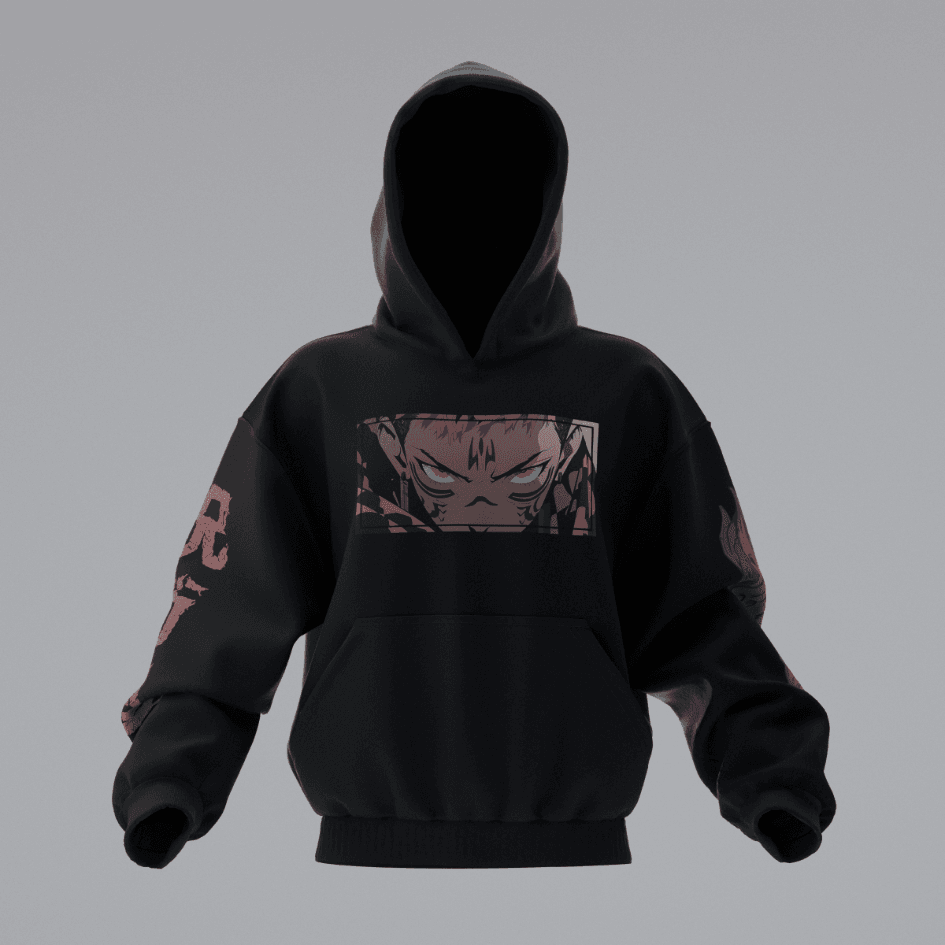 JUJUTSU KAISEN YUJI ITADORI FINGER Oversize Unisex Hoodie