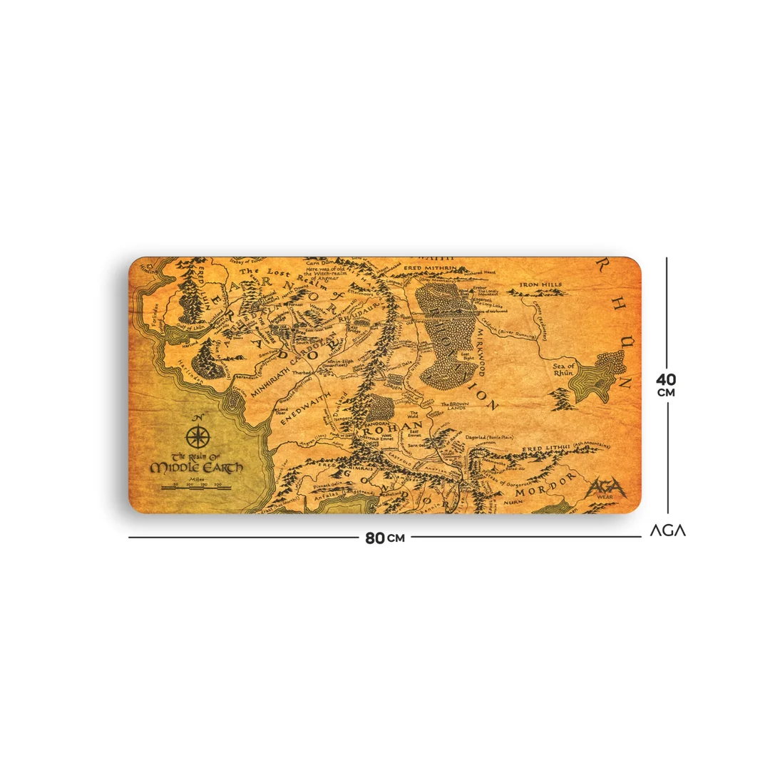 LORD OF THE RINGS MAP MOUSE PAD