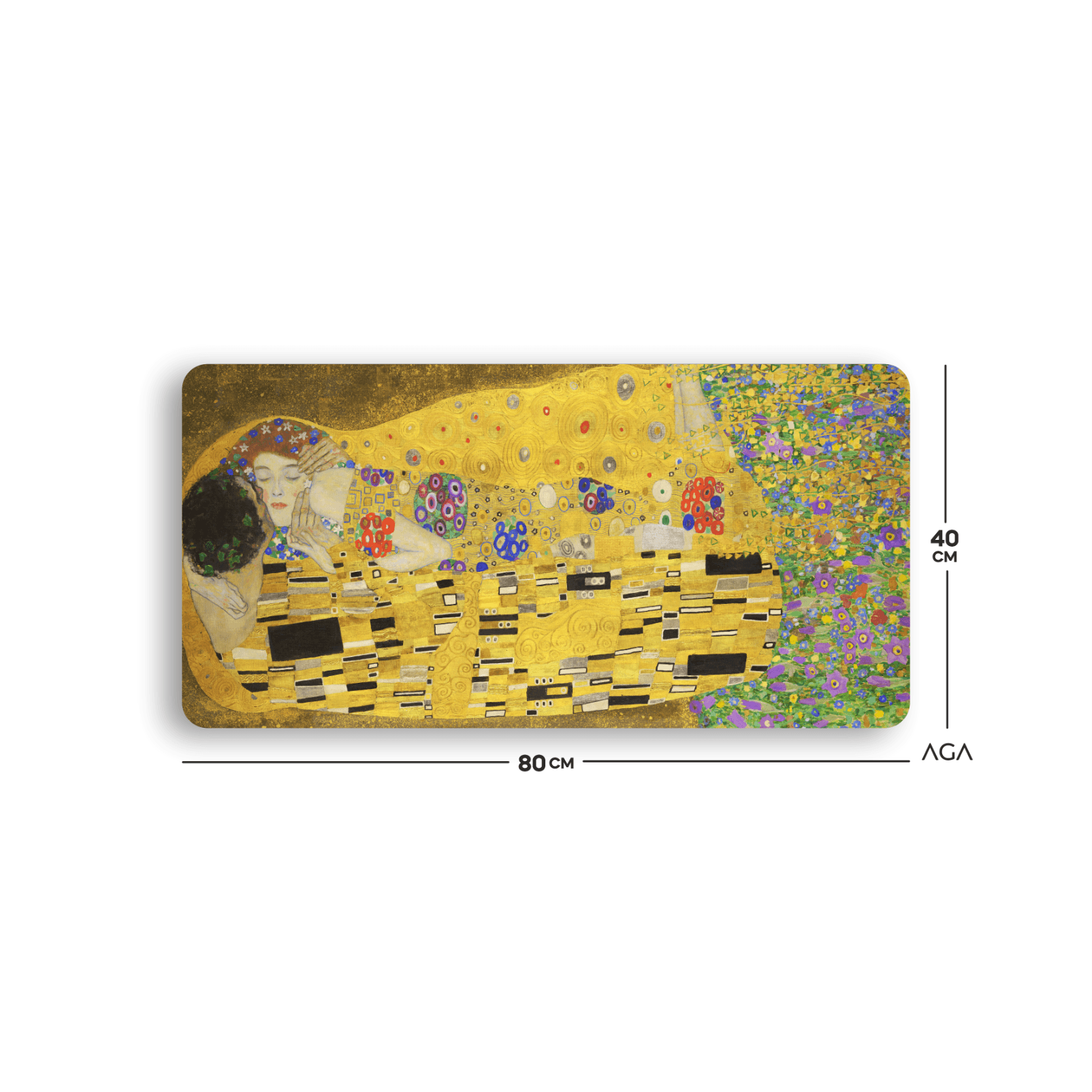 GUSTAV KLIMBT KISS MOUSE PAD