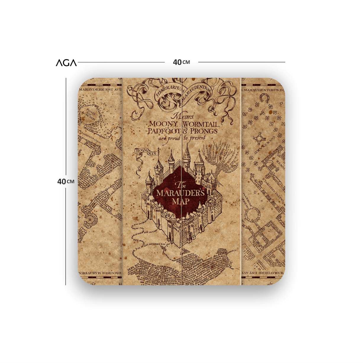 HARRY POTTER MARAUDERS MAP MOUSE PAD